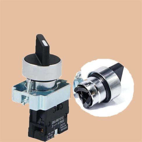 2mm Metal Selector Switch XB2BJ21C Long Handle Knob 2 Gear Self-Locking 1 Normally Open in Saudi Arabia