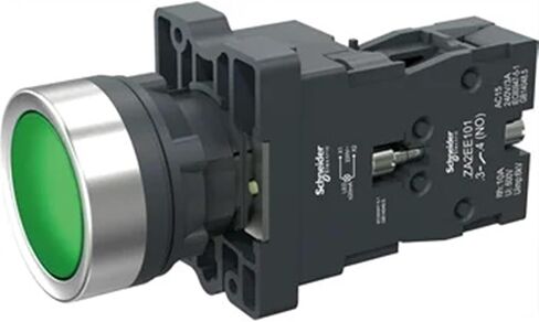 زر إضاءة مضيئة XA2-EW33B1 AC / DC24V تبديل الإضاءة LED ذاتية الريبان الذاتية مفتوح عادة (XA2-EW36B1) in Saudi Arabia