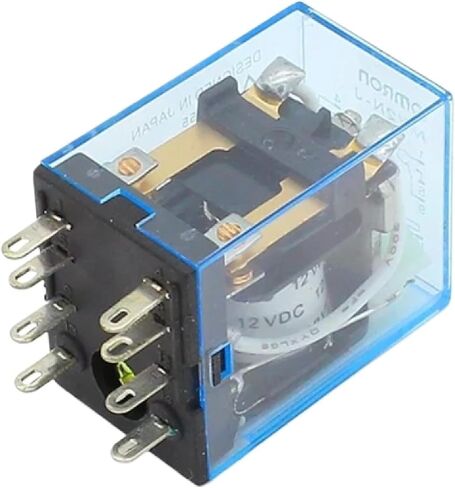 MY2P HH52P MY2NJ Relay Coil General Purpose DPDT Micro mini Relay with Socket Base Holder 110VAC in Saudi Arabia