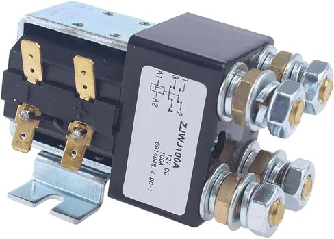 DC Constor ، ZJWJ100A ، 12V/24V/72V ، 100A ، 2NO الاتصالات للسيارات الكهربائية والشوكية (ZJWJ200A 36V) in Kuwait