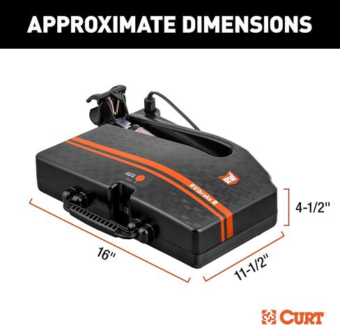 CURT 52202 RVibrake 4 Portable Flat Tow Brake System in Saudi Arabia