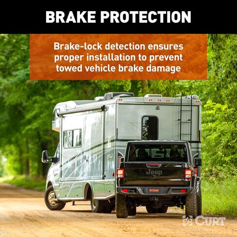 CURT 52202 RVibrake 4 Portable Flat Tow Brake System in Saudi Arabia