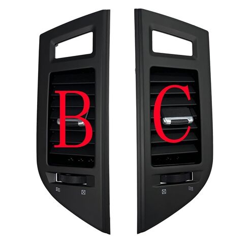 Internal Air Vent Outlet Compatible for Mitsubishi Pajero Montero V87 V93 V95 V97 V98 2007-2022 Instrument Panel Board A/C Air Conditioner(Style A) in Kuwait