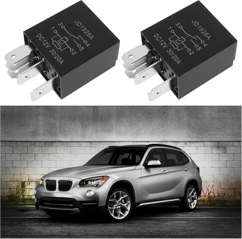 2pcs 5pins Windscreen Piper Relay DC12V 30/20A 61366980177 متوافق مع BMW 1 3 5 x1 x3 x4 x5 z4 in Kuwait