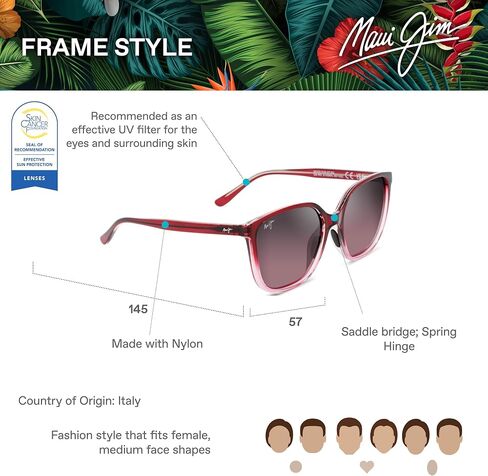 Maui Jim Good Fun Butterfly Sunglasses in Saudi Arabia