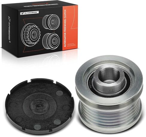 A-Premium Alternator Freewheel Clutch Pulley Compatible with Mini Cooper 2002-2016 1.6L, 6 Grooves Clockwise in Saudi Arabia