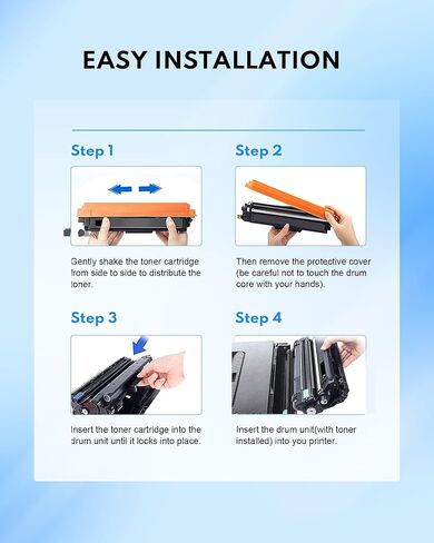 TN433BK 2-Pack High Yield Black Toner Cartridge Replacement for Brother TN433 TN-433 TN 433 MFC-L8900Cdw HL-L8360Cdw HL-L8260Cdw HL-L8360Cdwt 8900Cdw 8360Cdw Printer (TN4332PK) in Kuwait