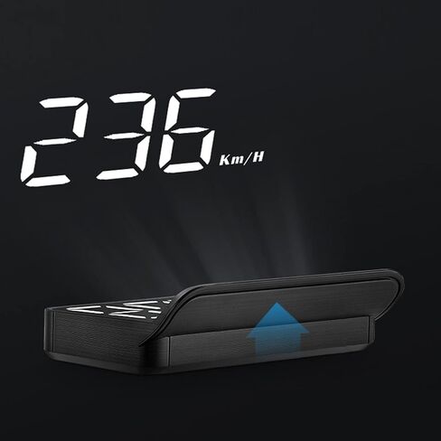 OBD2 HUD Windshield Projector Multi Function Gauge Alarm Fatigue Driving Reminder in Saudi Arabia
