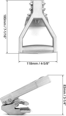 QWORK Carpet Puller Clamp, 2 Pack Carpet Claw Carpet Fitting Tool for Pulling Carpet During Installation or Removal in Saudi Arabia