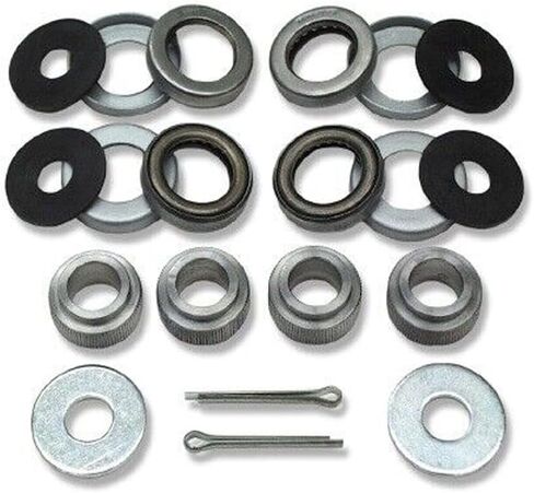 Idler Arm Bearing Kit 210 150 Front for Chevy for Bel Air 1955-1957 for 1-Fifty Series 1955-1957 for 2-10 Series 1955-1957 Steel IABK111CB21 in Saudi Arabia