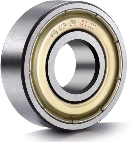 608ZZ Ball Bearings, 8mm x 22mm x 7mm, Double Metal Shielded Deep Groove, 10-Pack, for Skateboard and Industrial Use in Saudi Arabia