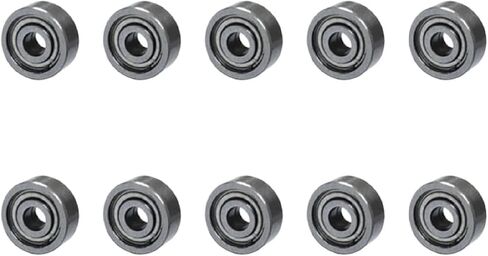 623ZZ Carbon Steel Ball Groove Ball Bearings ، 3 × 10 × 4 مم ، محامل التزلج على الدوارة الدقيقة الصامتة للتزلج المضمّن ، والدراجات البخارية ، و 10 عبوات (10 ٪) in Saudi Arabia