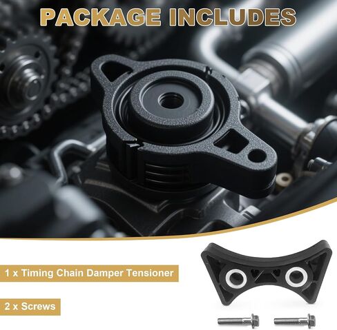 PartsFlow LS Timing Chain Tensioner Damper with Bolt Fits 4.8L 5.3L 6.0L 6.2L LS Engines - Replaces GM 12588670 - Compatible with LS2 LS3 LQ4 LQ9 L76 LY6 L96 in Saudi Arabia