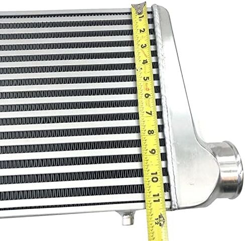 Universal Turbo Front Mount Aluminium Intercooler 31x12x3 Tube & Fin 3 '' I/O in Kuwait