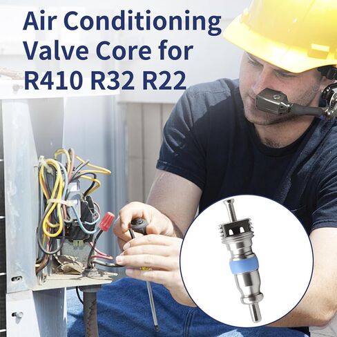 50 Pcs Air Conditioning Valve Core for R410 R32 R22, HVAC High Pressure with Teflon Seal Valve Cores Replacement Parts Ideal for Refrigeration Systems in Saudi Arabia