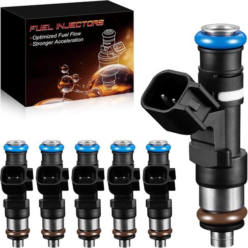Upgraded FJ460 4.2L V6 Fuel Injectors Fits For:-Ford F150 1999-2003 F150 Heritage 2004, E150 2002-2003, E150 Econoline/E150 Econoline Club Wagon 1999-2002, E150 Club Wagon 2003 (Set of 6) in Saudi Arabia