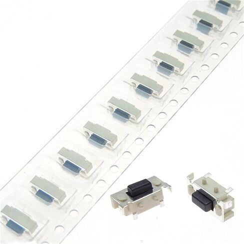 Micro Tact Switch, 3x6x3.5mm SMD, DC 12V 50mA, 10-Pack, for MP3 MP4 Tablet Remote Controls in Saudi Arabia