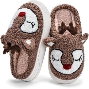 IceUnicorn Kids Slippers Boys Girls Warm Winter House Slippers Little Little Kids Non-Slip Soft Plush Memory Foam Shoes for Idoor Outdoor Outdoor in Kuwait