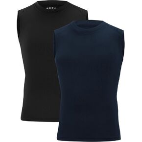 Youth Sleeveless Compression Shirt Boys Athletic Tank Tops Kids Basketball Football Undershirt in Kuwait