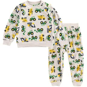 John Deere Trucks Woobie Pullover Sweatshirt و Gogger Pants مجموعة حديثي الولادة لأحجام الأطفال الصغيرة (0-3 أشهر - 5) in Saudi Arabia