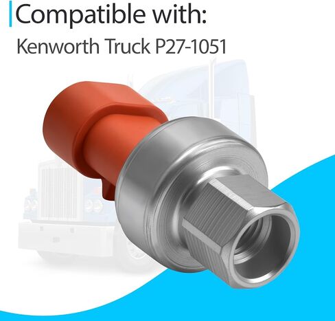 A/C Pressure Switch Sensor Compatible with Kenworth Truck P27-1051, Air Conditioning Conditioner High Pressure Transducer Sensor Switch in Saudi Arabia