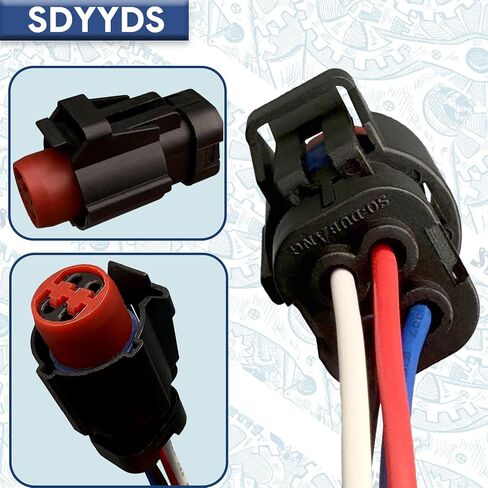 موصل مفتاح الضغط على ركوب الدراجات A/C متوافق مع Ford/Lincoln/Mercury-1P1401 Pigtly Harness ، Fits S-805 ، HP4365 ، WPT169 ، 645-740،1u2z1411aea ، 3U2Z1411eza ， f3lz14489aa in Saudi Arabia