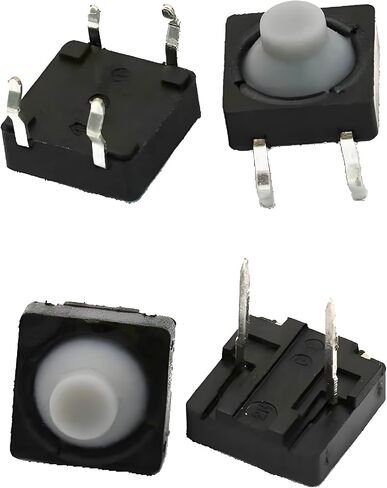 مفتاح زر Push Micro ، 8 × 8 × 5 مم ، 20 حزمة ، 4pin/2pin ، عملية صامتة ، إعادة الذات (2Pin) in Saudi Arabia