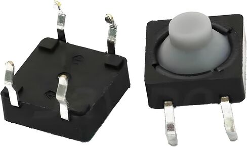 مفتاح زر Push Micro ، 8 × 8 × 5 مم ، 20 حزمة ، 4pin/2pin ، عملية صامتة ، إعادة الذات (2Pin) in Saudi Arabia