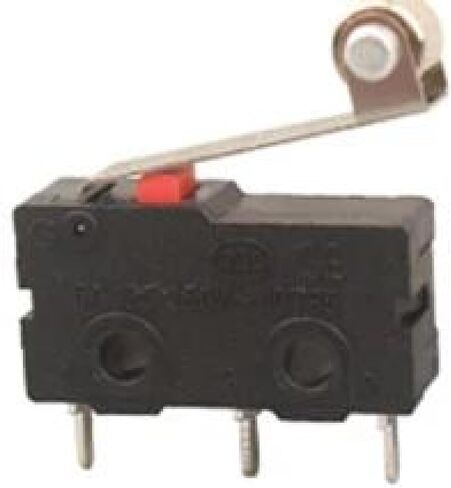 Micro Switch KW11-3Z ، مفتاح دفع ARC Lever Arc Lever ، 2/3 PIN NO/NC ، 5A 250VAC ، أسود ، 10 حزمة (KW11-3Z-2) in Saudi Arabia