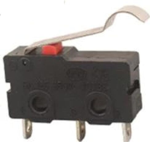 Micro Switch KW11-3Z ، مفتاح دفع ARC Lever Arc Lever ، 2/3 PIN NO/NC ، 5A 250VAC ، أسود ، 10 حزمة (KW11-3Z-2) in Saudi Arabia