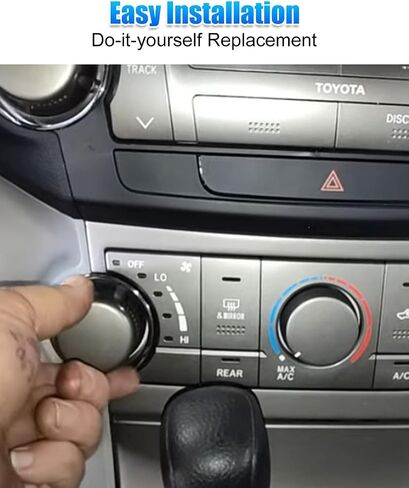 2 PCS مفتاح التحكم في تكييف الهواء ، ضبط مقبض ملاءمة ل Toyota Highlander 2009 2010 2011 2012 2013 استبدال 55925-0E050 in Saudi Arabia