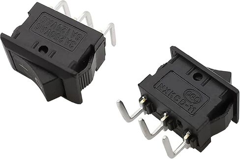 KCD11 Rocker Switch ، 10x15mm SPST ، 2Pin/3Pin in Kuwait