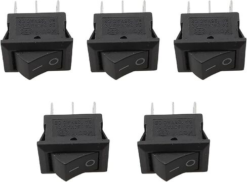 KCD11 Rocker Switch ، 10x15mm SPST ، 2Pin/3Pin in Kuwait