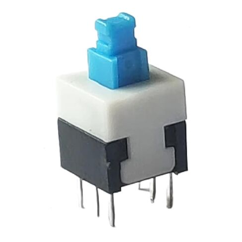 مفتاح زر الضغط ذاتيًا ، مفتاح إلكتروني من 6 أسود ، أبيض وأسود ، 20 حزمة ، اضغط على OFF Design (حجم 5.8 * 5.8 مم) in Kuwait