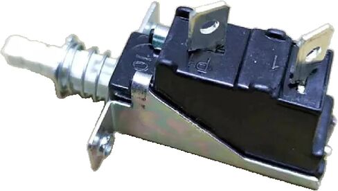 KDC-A04-88 Push Button Power Switch, SPST 2-Pin Heater Gear Switch, Black and Silver, 10A 250V AC in Saudi Arabia