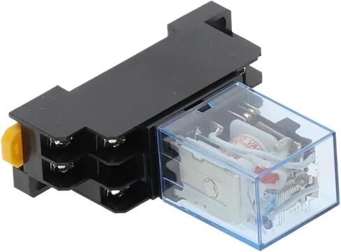 8PIN Coil Power Relay DPDT LY2NJ HH62P HHC68A-2Z with Socket Base DC 110V in Saudi Arabia