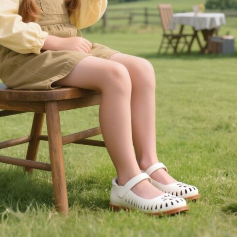 Estine Toddler Kids Uniform Oxfords School School Flats for Little Girls Flower Dress Shoes Shoes in Saudi Arabia