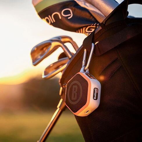 Bushnell Wingman Mini Black/Silver GPS Bluetooth Speaker with Wearable4U Ultimate Black Earbuds and Wall/Car Chargers Bundle in Kuwait