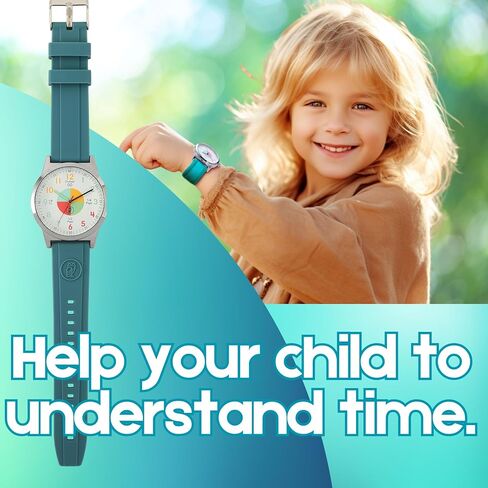 Wowlconic Adalog Kids Watch - Girls & Boys Watches الأعمار من 7 إلى 12 - ساعة تمثيلية للأطفال - أداة تدريس الوقت - ساعات هدايا للفتيات والفتيان in Kuwait
