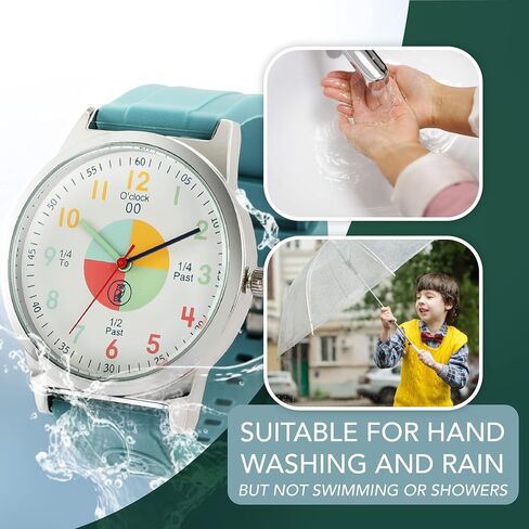 Wowlconic Adalog Kids Watch - Girls & Boys Watches الأعمار من 7 إلى 12 - ساعة تمثيلية للأطفال - أداة تدريس الوقت - ساعات هدايا للفتيات والفتيان in Kuwait