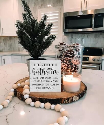 لوحة ملهمة من الكتاب المقدس آية خشبية معلقة - Yo Y Mi Casa Serviremos a Jehova، نمط ريفي قديم جدار الفن الخشبي المعلق لوحة جدارية ديكور علامة مسيحية in Kuwait