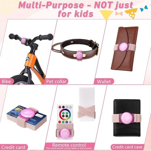 نطاقات نايلون مرنة لـ Apple Airtag for Kids ، 2 حزمة نايلون ساعات ساعة متوافقة مع Airtag ، معصم مضاد لمكافحة لشيخ الأطفال الصغار in Kuwait