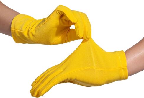 Alvogimor Men Women Wrist Length Spandex Stretch Gloves,Wedding Party Christmas Costume Party Dance Gloves in Saudi Arabia