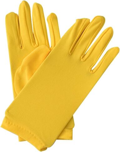 Alvogimor Men Women Wrist Length Spandex Stretch Gloves,Wedding Party Christmas Costume Party Dance Gloves in Saudi Arabia
