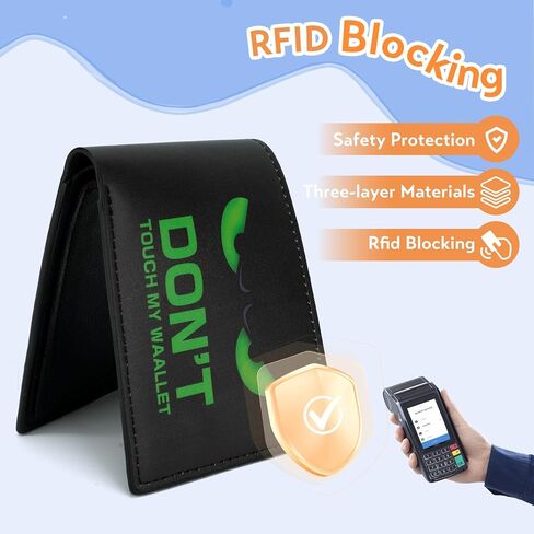 الأولاد محفظة للأطفال ، بارد bifold rfid حظر الجلود الأطفال محفظة للصبي الأعمار 5-7 8-10 in Kuwait