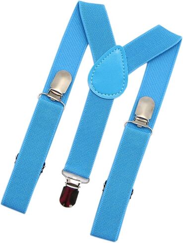Child Kids Suspenders Adjustable Y-Shape Elastic Braces with Non-Slip Silicone Pads Suitable for Boys Girls Toddler in Kuwait