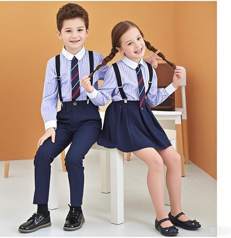 Child Kids Suspenders Adjustable Y-Shape Elastic Braces with Non-Slip Silicone Pads Suitable for Boys Girls Toddler in Kuwait