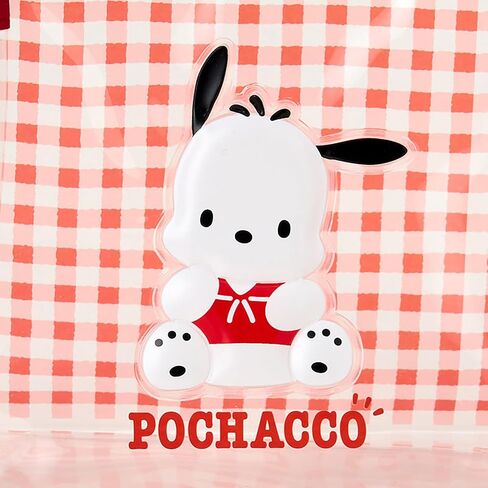 Sanrio 732494 Clear Pouch, Pochacco Clear Pouch, Transparent PVC, Steel, Zipper Closure, For Ages 3 and Up, Approx. 8.7 x 3.9 x 5.9 inches (22 x 10 x 15 cm) in Saudi Arabia