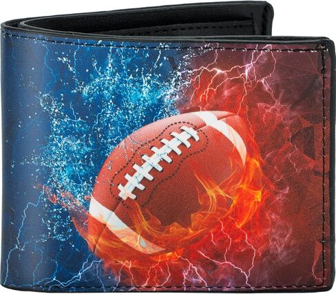 الأولاد محفظة للأطفال ، بارد bifold rfid حظر الجلود الأطفال محفظة للصبي الأعمار 5-7 8-10 in Kuwait