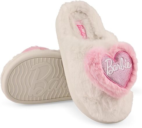 Barbie Kids Slippers Fuzzy Girls House Slippers للأطفال in Kuwait